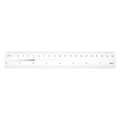 Film Ruler 8 Inch 0.1mm Scale PET Flexible Straight Ruler • $7.62
