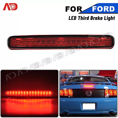 Red LED Third 3rd Brake Lights Center High Mount Stop Lamp For 2005-2009 Mustang • $26.72