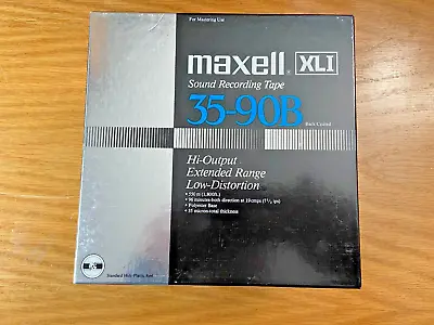 Maxell 35-90B XLI XL1 7  Reel Tape New • $45