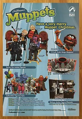 2003 Palisades Muppets Action Figures Print Ad/Poster Miss Piggy Animal Toy Art • $14.99