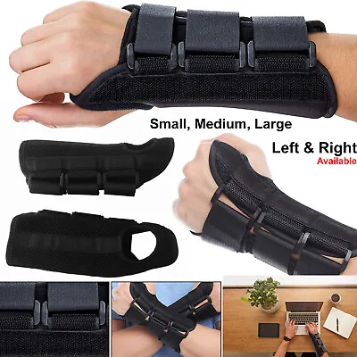 £4.29 • Buy Carpal Tunnel Splint Hand Wrist Support Brace Fractures Right Left S/M/L NHS
