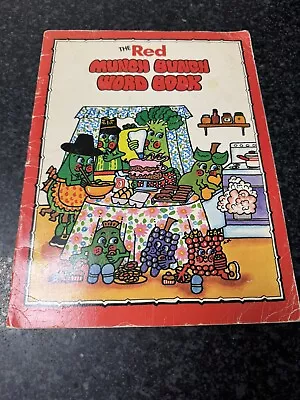 The Red Munch Bunch Word Book - Vintage Children's Paperback -1985-Free Shipping • $19.98