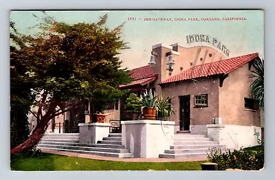 Oakland CA-California The Gateway Idora Park Vintage C1911 Postcard • $7.99