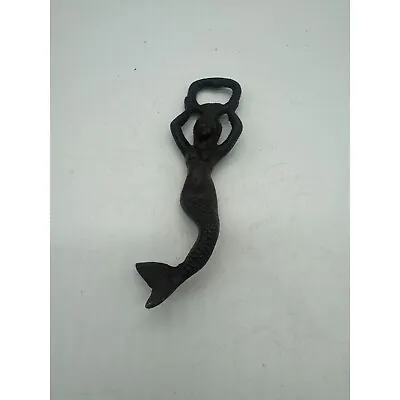 Solid Cast Iron Swimming Mermaid Bottle Opener • $12