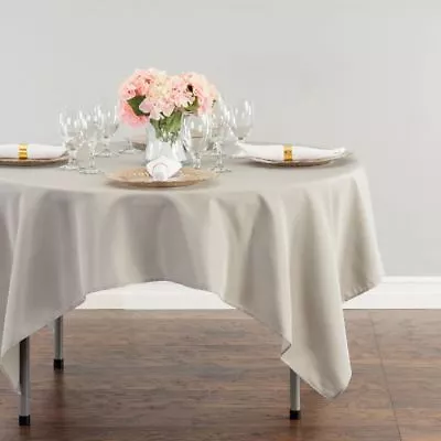 LinenTablecloth 70 In. Square Polyester Tablecloths 33 Colors! Wedding & Event • $6