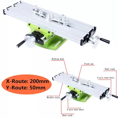 Compound Mini Worktable Milling Machine Cross Slide X Y Table Drill Vise Fixture • $39