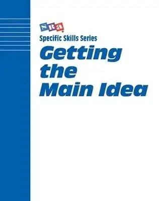 $7.93 • Buy Specific Skills Series, Getting The Main Idea, Book D By Richard Boning: Used