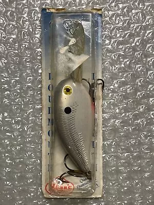 New Vintage Mann's 5/8sz Loudmouth Grey Ghost Crankbait Fishing Lure LM584 NOS • $15.99