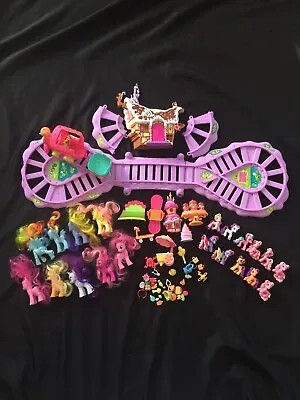 My Little Pony Friendship Express Train And Accessories Lot • $60