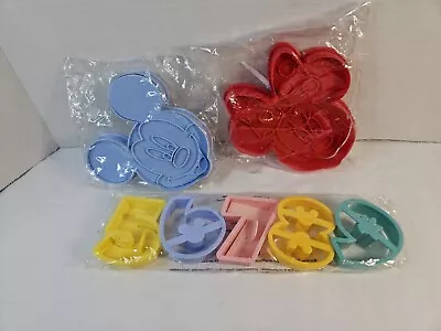 Disney Mickey Minnie Lg. Detailed Embossed Cookie/ Pastry Cutters • $12.99