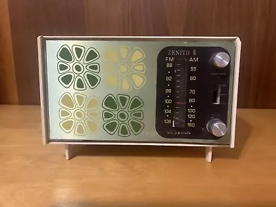 Vintage Space Age Mid Century Modern Radio By Zentih Works! Sounds Great! • $260