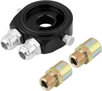 M20 X 1.5 Oil Cooler Sandwich Plate Adapter 1/8 NPT Oil Cooler Kit Black • $20.62