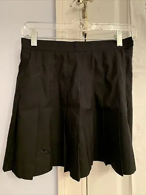 Vintage Tennis Skirt Le Coq Sportif  Pleated 80s/90s  Size  10 EUC Black • $20.49