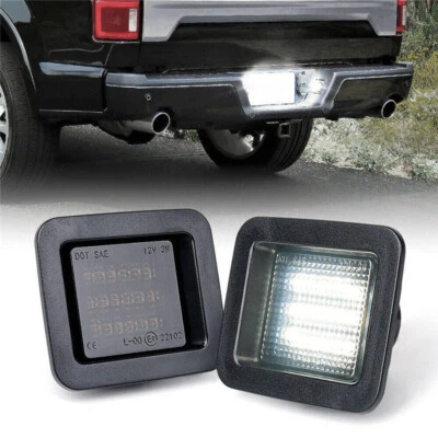 $10.84 • Buy 1 Pair LED License Plate Light Tag Lamp For Ford F150 2015 2016 2017 2018 2019 B