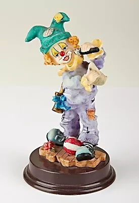 *K's Collection - Vtg Hand Painted  Clowing Around  Clown Holding Microphone • $11.99