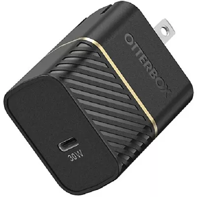 OtterBox 30W USB-C Fast Charge Wall Charger - Black Shimmer - Small & Fast W... • $44.84