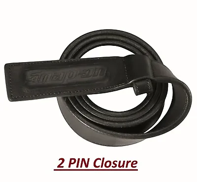 New SNAP ON Tools GENUINE Mechanics No-Scratch Black Leather Belt W/Tags S - 2XL • $34.95