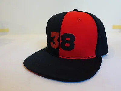 Kangol Custom Promotional Baseball Hat Cap Red & Black 38 One Size • $19.95