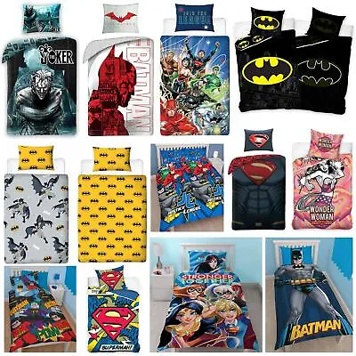 £27.99 • Buy Dc Comics Duvet Cover Sets - Bedding Single / Double Kids Superheroes Bedroom