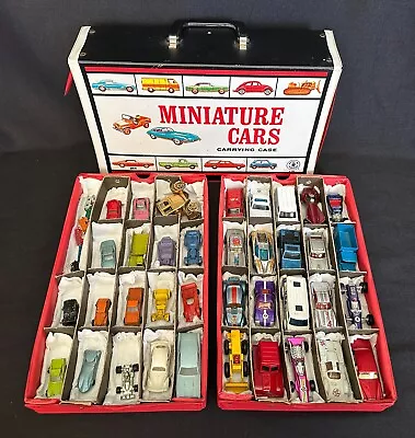 (40+) Vintage 1960s-80s Hot Wheels Matchbox Lesney Tootsietoy & More Lot W/Case! • $85