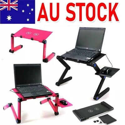 Adjustable Portable Foldable Desk Stand Table Bed Tray For Laptop Notebook Pad  • $38.99