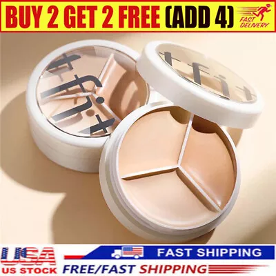 3 Colors Makeup Contour Face Cream Concealer Palette Repair And Cover For Acne • $2.99