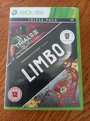 Trials / Limbo / Splosion Man Xbox 360 / X Box 360 Triple Pack 3 Games • £18.99