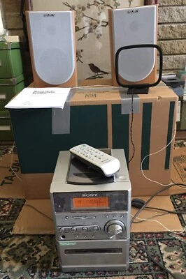 £21.50 • Buy Sony Micro Hi-Fi Music System | HCD-NE3| CD Player | FM AM Radio | Clock