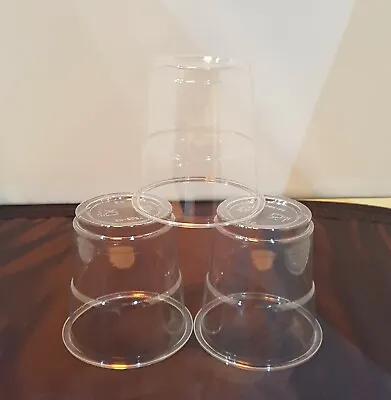 Plastic Disposable Clear Cups Or Drinking Glasses Water Cups 7oz • £4.49