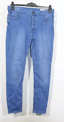 Denim & Co Skinny Jeans W36  L32  36x32 Blue Denim Mens • £12.99