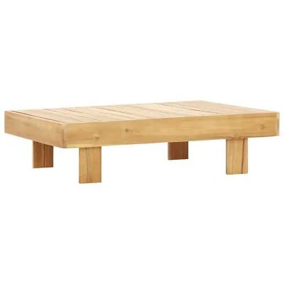 Wooden Coffee Table Vintage Style Home Decor Living Room Furniture Acacia Wood • $174.95