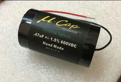 $25 • Buy U-Cap Handmade +/-1.5% 600V Copper Foil HYBRID TEFLON Capacitor For Hi-end Audio
