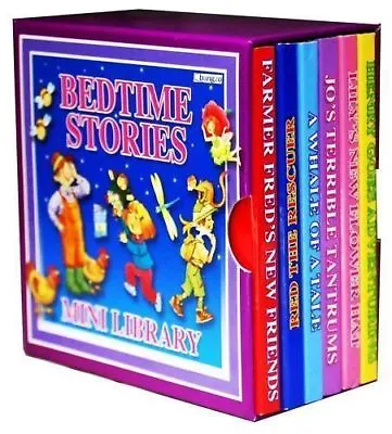 £3.89 • Buy Bedtime Stories Mini Library Set 6 Board Children Books Party Bag Filler 1971bsm