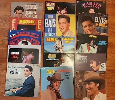 Elvis Presley Vinyl Lot Of 27: G To VG+ Condition! All Original Pressings!  • $350