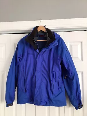 Marmot Blue 2 In 1 Ski Parka. Size Medium. Has Fleece Jacket Zip Out Liner • $149