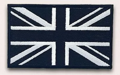 £2.89 • Buy Union Jack Black Flag Embroidery Sew On Iron On Patch Badge FREE UK POST