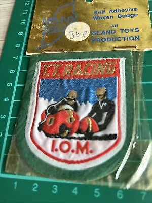 £10 • Buy Isle Of Man TT Racing Manx Original 70’s Badge Patch
