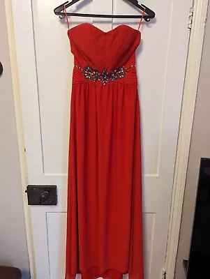 Jane Norman. Long Coral Dress. Prom Bridesmaid Size 6 • £5