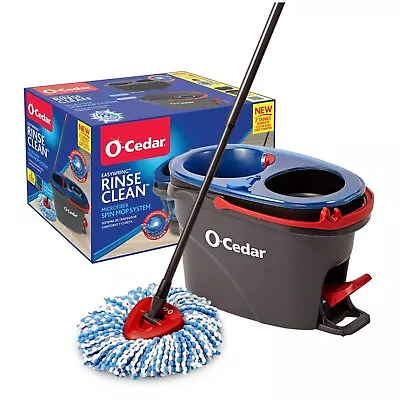 O-Cedar EasyWring RinseClean Spin Mop And Bucket System Hands-Free System • $38.99