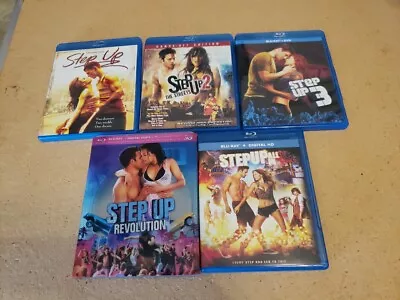 Lot Of 5 Step Up Blu Rays Movies 1-5 The Streets Revolution All In 1 2 3 4 5 • $45