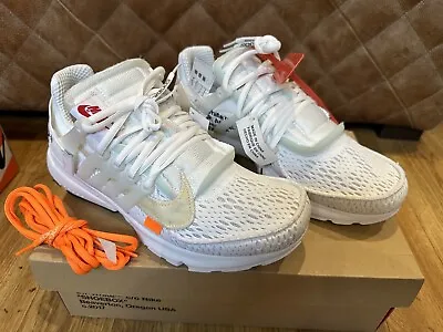 Nike Off White Air Presto The Ten White Uk8 Brand New • £649.99