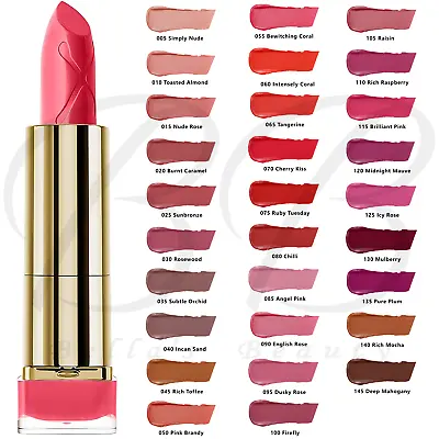 MAX FACTOR Colour Elixir Intense 24Hr Lipstick With Vitamin E - All Shade • £5.99