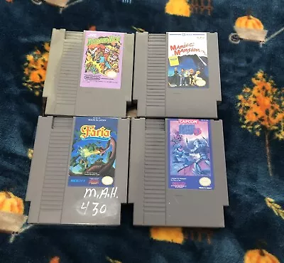 LOT Of 4 NES Nintendo Video Games! Faria Mega Man 3 Boulder Dash Etc. • $200