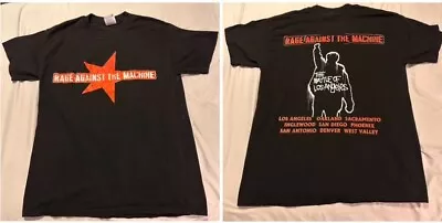 Vintage 1999 2000 RAGE AGAINST THE MACHINE Shirt The Battle Of Los Angeles Tour • $499