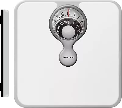 Salter ‎484 WHDR Mechanical Bathroom Scale - White • £14.90