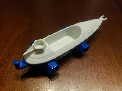 Matchbox Mega Rig Shark Ship Life Raft Part (2007) Great White Boat Toy • $2