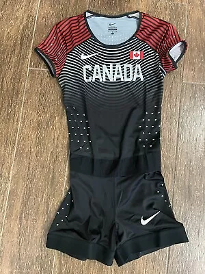 Nike Team Issued Olympic Sprint Suit CANADA 801386-XXX 1601fjl Size Small • $349