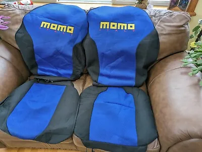 Momo Car Seat Covers - Universal Bucket Seat Fit For Seats Without Headrests • $50