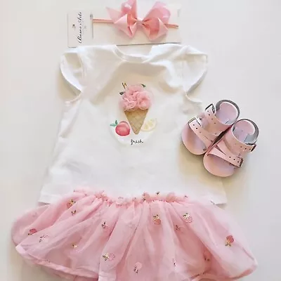 New Mayoral  2 Pc Set Pink Tulle Skirt/top 6-9 Months NWT • $35.99