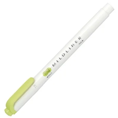 Zebra Mildliner Marker Pen : Mild Citrus Green • $2.95